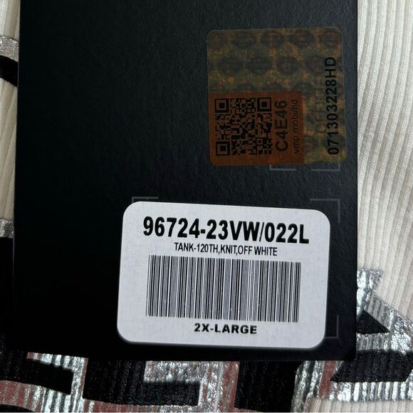 Harley-Davidson 120th Anniversary Off White Tank Top Women’s Sz 2XL - Picture 6 of 9